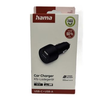 Hama KFZ-adapter C+A 30W