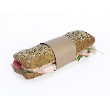 Baguette Sesam Mohn mit Pute