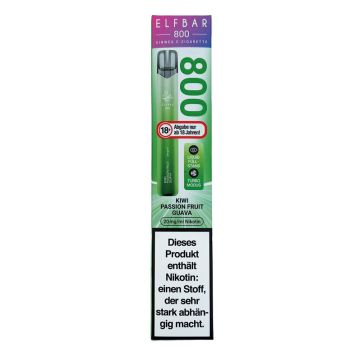 Elfbar 800 Kiwi Passion Fruit Guava 20 mg/ml