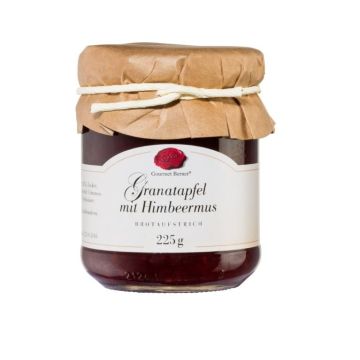 Gourmet Berner Granatapfel mit Himbeermus Fruchtaufstrich