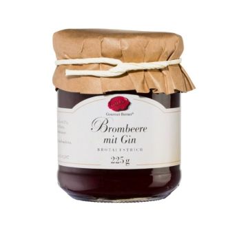 Gourmet Berner Brombeere mit Gin Fruchtaufstrich