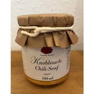 Gourmet Berner Knoblauch-Chili-Senf Scharf