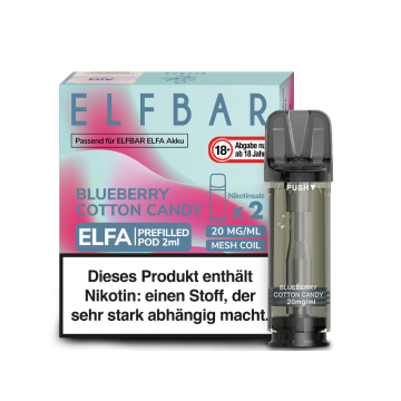 ELFA Pod Blueberry Cotton Candy 20mg