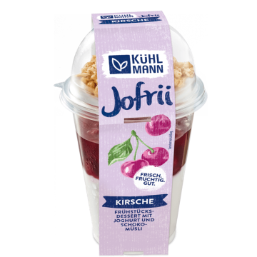 Joghurt mit Kirschen und Knuspermüsli Choco