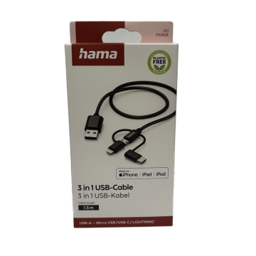 Hama Ladekabel 3in1