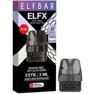 Elfbar Elfx Leer-Pod 0,6 Ohm