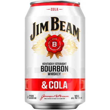 Jim Beam Bourbon & Cola 10% Wiskey