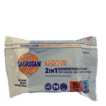 Sagrotan 2in1 Desinfektions-tücher 15 St