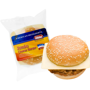Jumbo Cheese Burger mit Ketchup