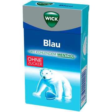 Wick Blau Menthol ohne Zucker