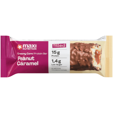 Maxi Nutrition Creamy Core Protein Bar Peanut Caramel Riegel