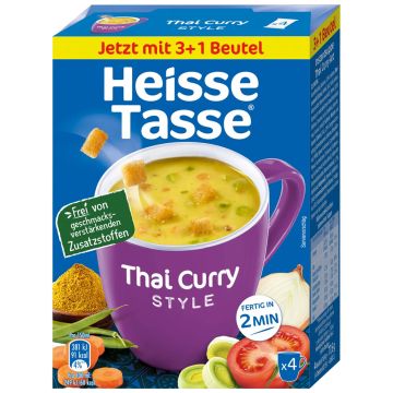 Heisse Tasse Thai Curry 3+1 Beutel