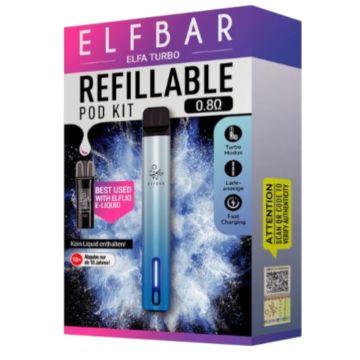Elfbar Elfa Turbo Kit aurora cyan