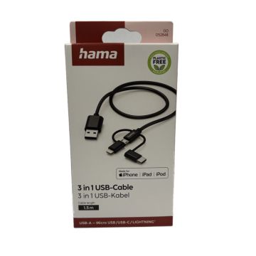 Hama Ladekabel 3in1