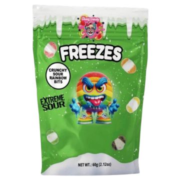 Chaos Candy Freezes Crunchy Sour Rainbow Bites Extreme Sour