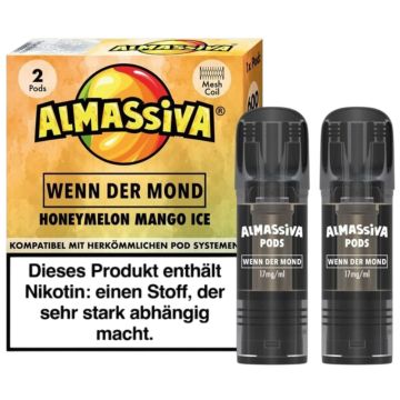 Al Massiva Pod Wenn der Mond 17mg/ml - Honeymelon Mango Ice