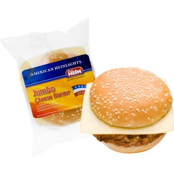 Jumbo Cheese Burger mit Ketchup