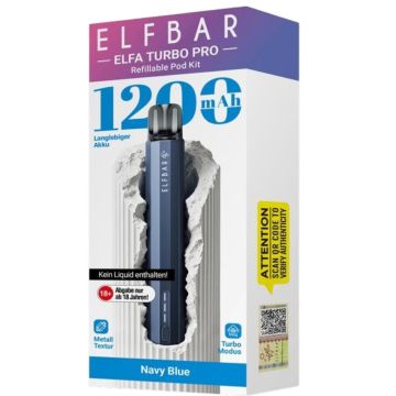 Elfbar Elfa Turbo Pro Kit Navy Blue