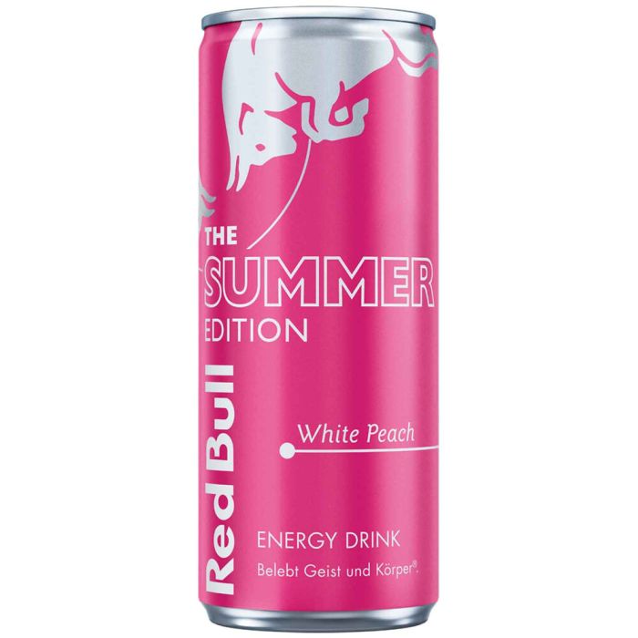 Red Bull Summer Edition White Peach Energy Drink