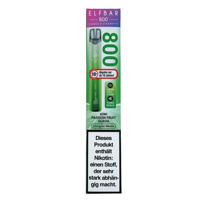 Elfbar 800 Kiwi Passion Fruit Guava 20 mg/ml