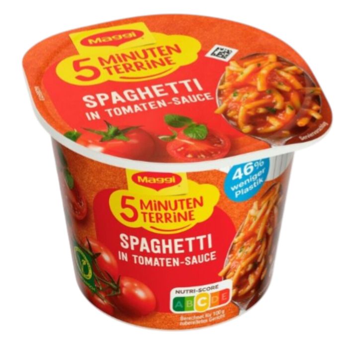 Maggi 5 Minuten Terrine Spaghetti in Tomatensauce