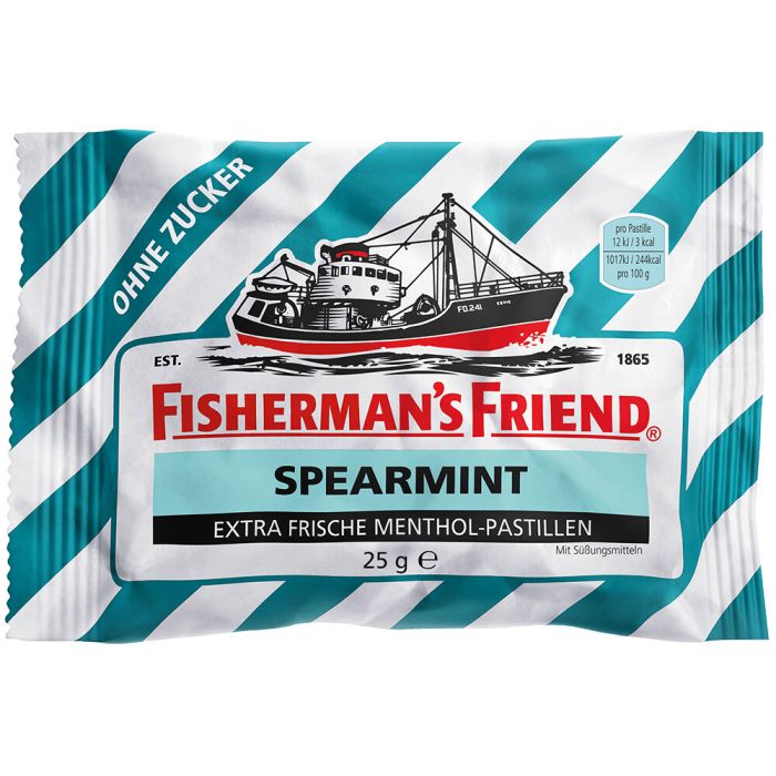 Fishermans Friend Spearmint ohne Zucker Fishermans Friend Spearmint ohne Zucker
