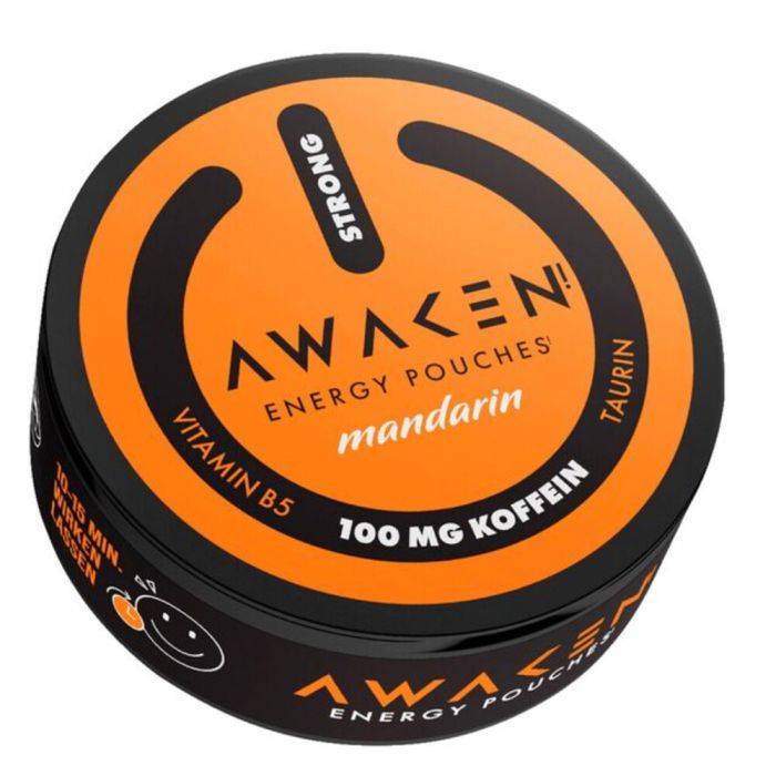 Awaken Mandarin 20 Pouches 100 mg Koffein