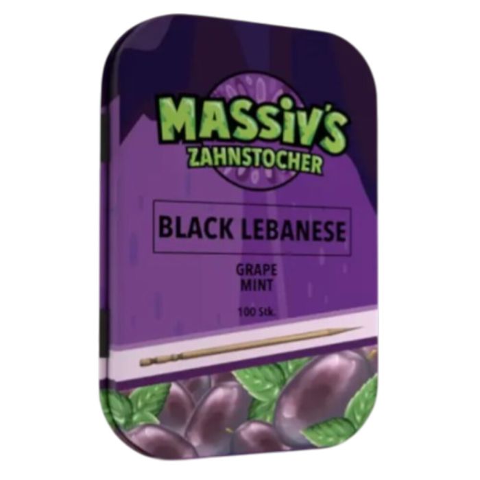 Massiv's Zahnstocher Black Lebanese