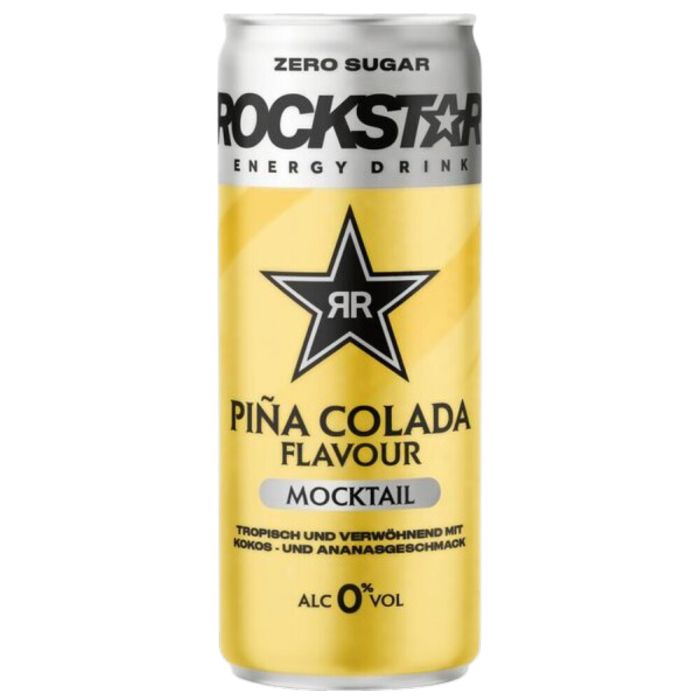 Rockstar Mocktail PinaColada Zero
