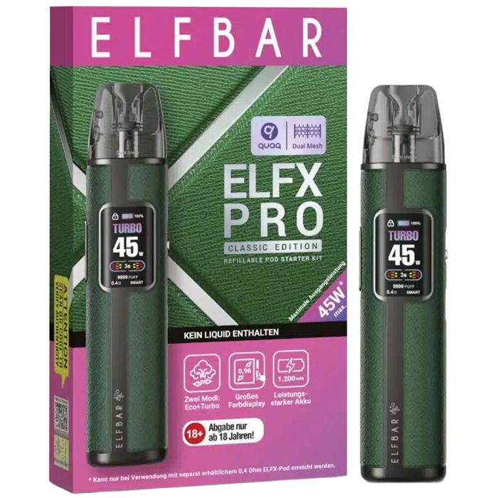 Elfbar Elfx Pro Kit grün