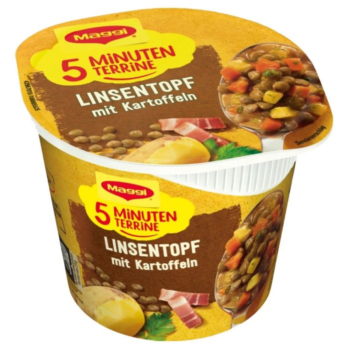 5 Minuten Terrine Linsentopf mit Kartoffeln
