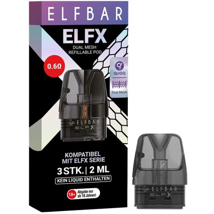 Elfbar Elfx Leer-Pod 0,6 Ohm