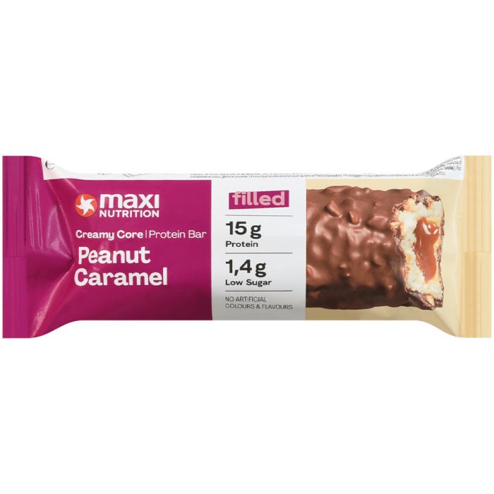 Maxi Nutrition Creamy Core Protein Bar Peanut Caramel Riegel