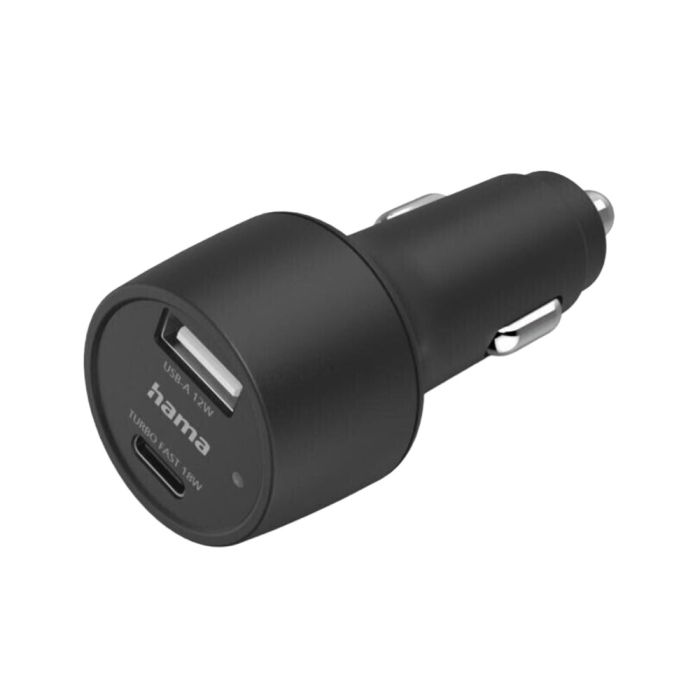 Hama KFZ-adapter C+A 30W
