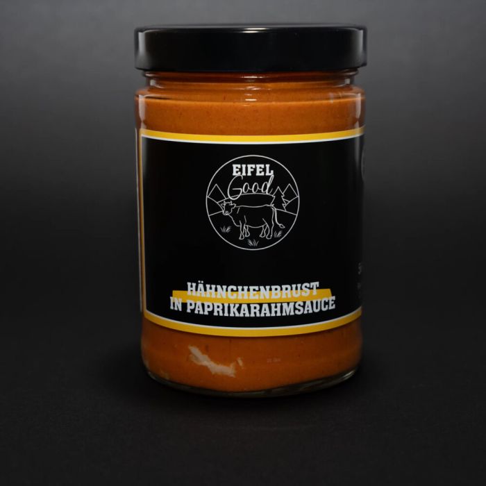 Hähnchenbrust in Paprikarahmsoße Hähnchenbrust in Paprikarahmsoße