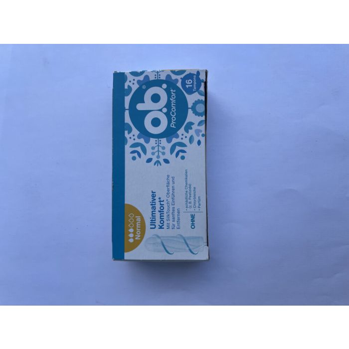 o.B. Tampon normal o.B. Tampon normal