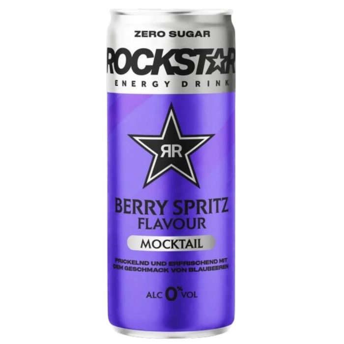 Rockstar Mocktail Berry Spritz Zero
