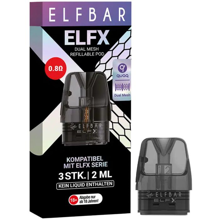 Elfbar Elfx Leer-Pod 0,8 Ohm