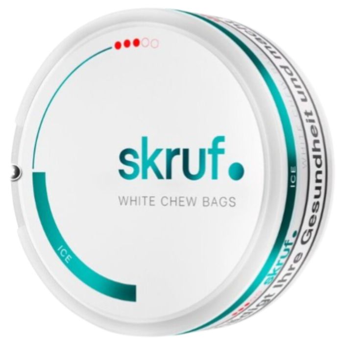Skruf Ice White Chew Bags 3 Strong