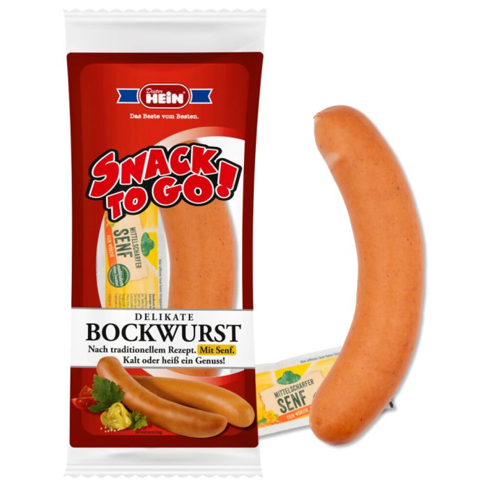 Delikate Bockwurst mit Senf Delikate Bockwurst mit Senf