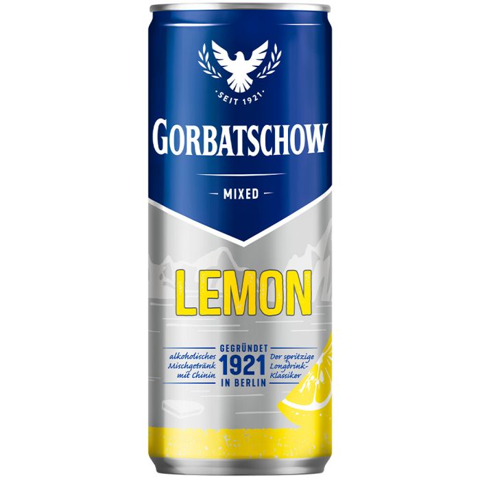 Wodka Gorbatschow & Lemon 10& Wodka Gorbatschow & Lemon 10&
