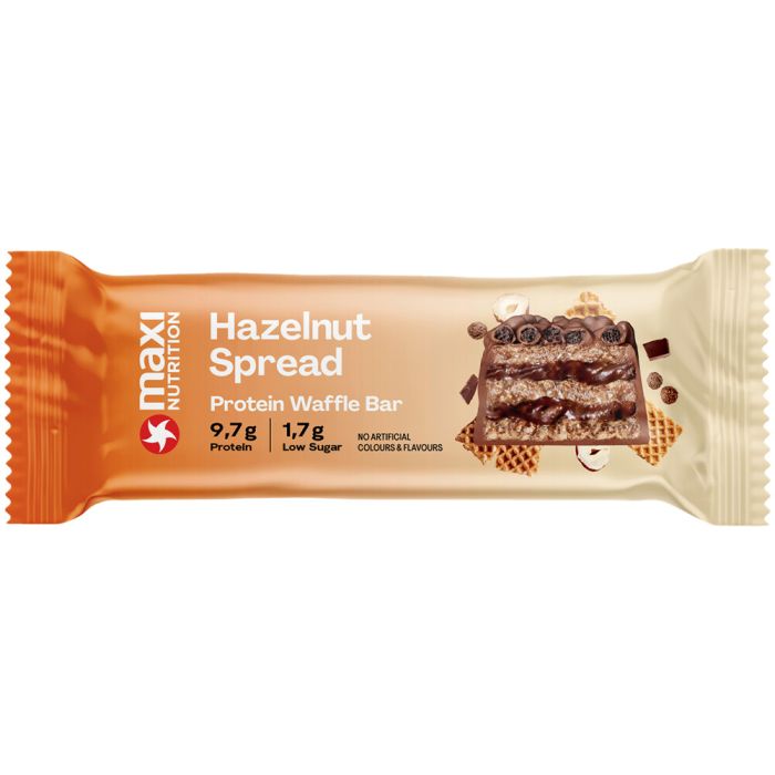 Maxi Nutrition Waffle Bar Hazelnut Spread Riegel Maxi Nutrition Waffle Bar Hazelnut Spread Riegel