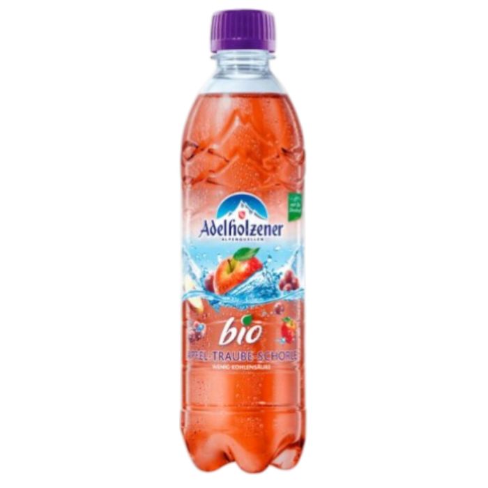 Adelholzener Bio Schorle Apfel Traube